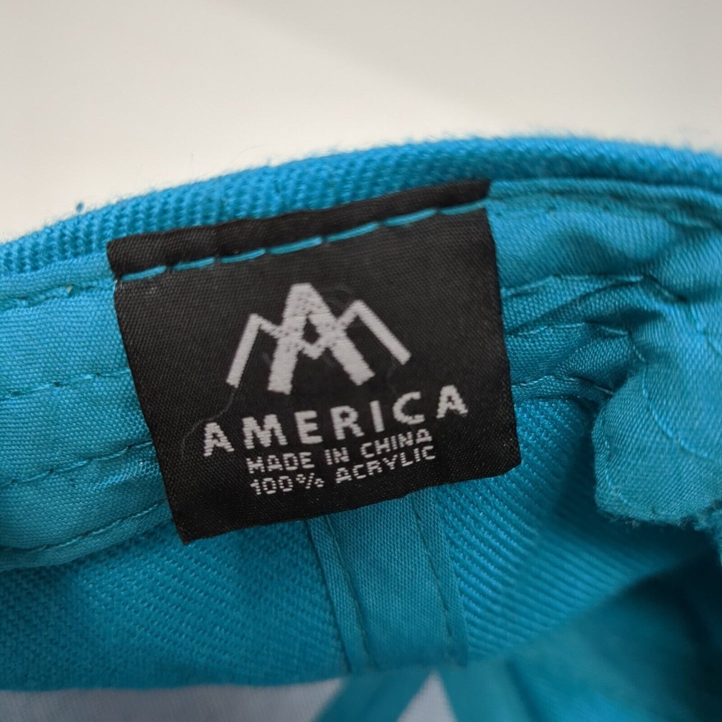 Cali Snapback Hat Blue One Size Adjustable Colorblock America 6 Panel