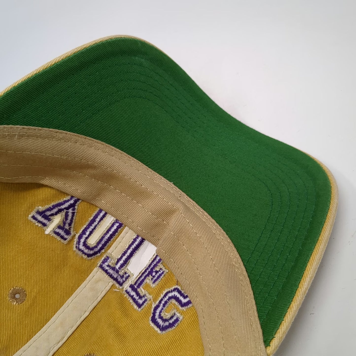 College of Idaho Yotes Legacy Trucker Hat Yellow One Size Snapback Mesh Curved
