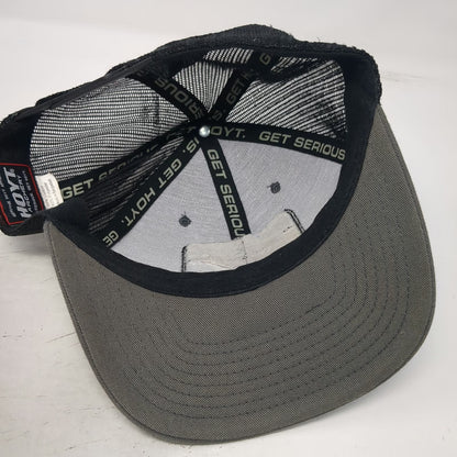 Hoyt Archery REDWRX Gray Trucker Hat One Size Snapback Mesh Logo Patch Hunting