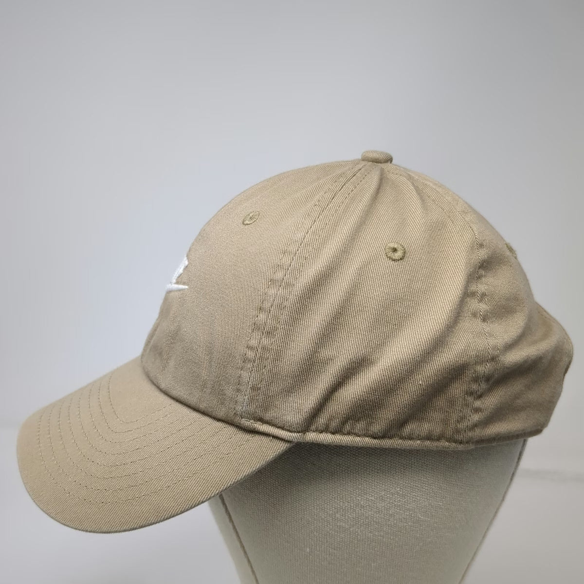 Nike Baseball Cap Brown M Slideback Embroidered Logo Swoosh Cotton Sport Hat