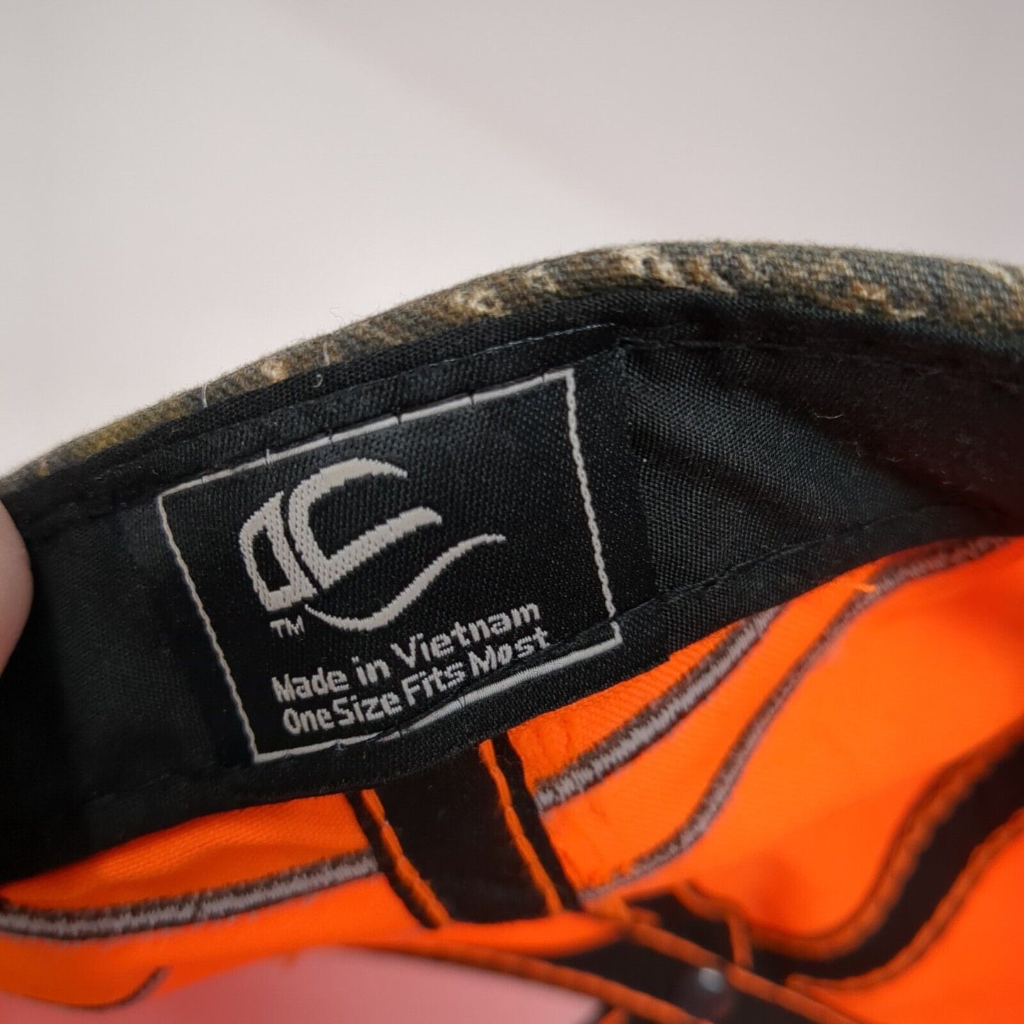 EV Downhole Video Strapback Hat Orange One Size Realtree Outdoor Cap