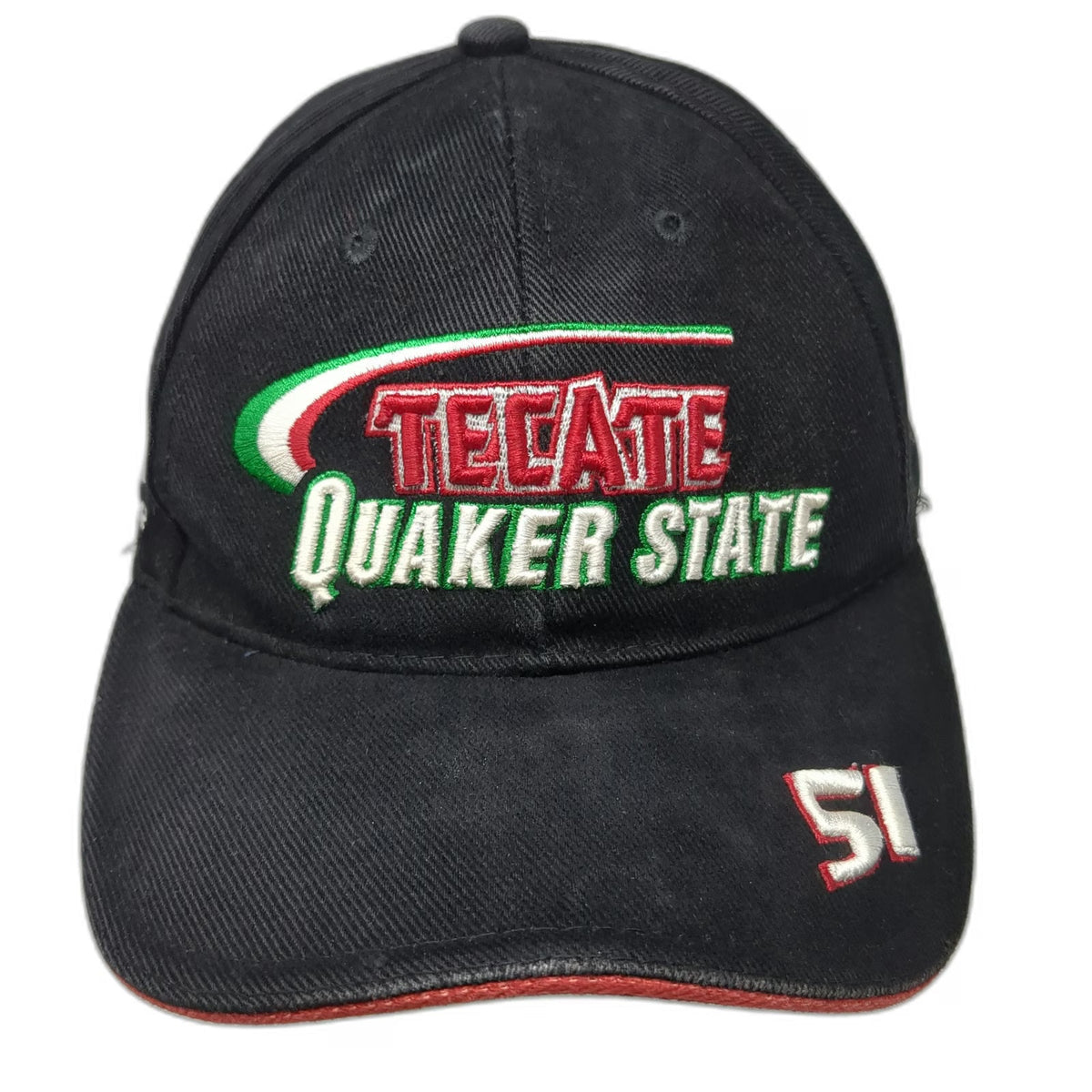 Fernandez Racing Baseball Cap Black One Size Tecate Quaker State 51 Telmex Hat