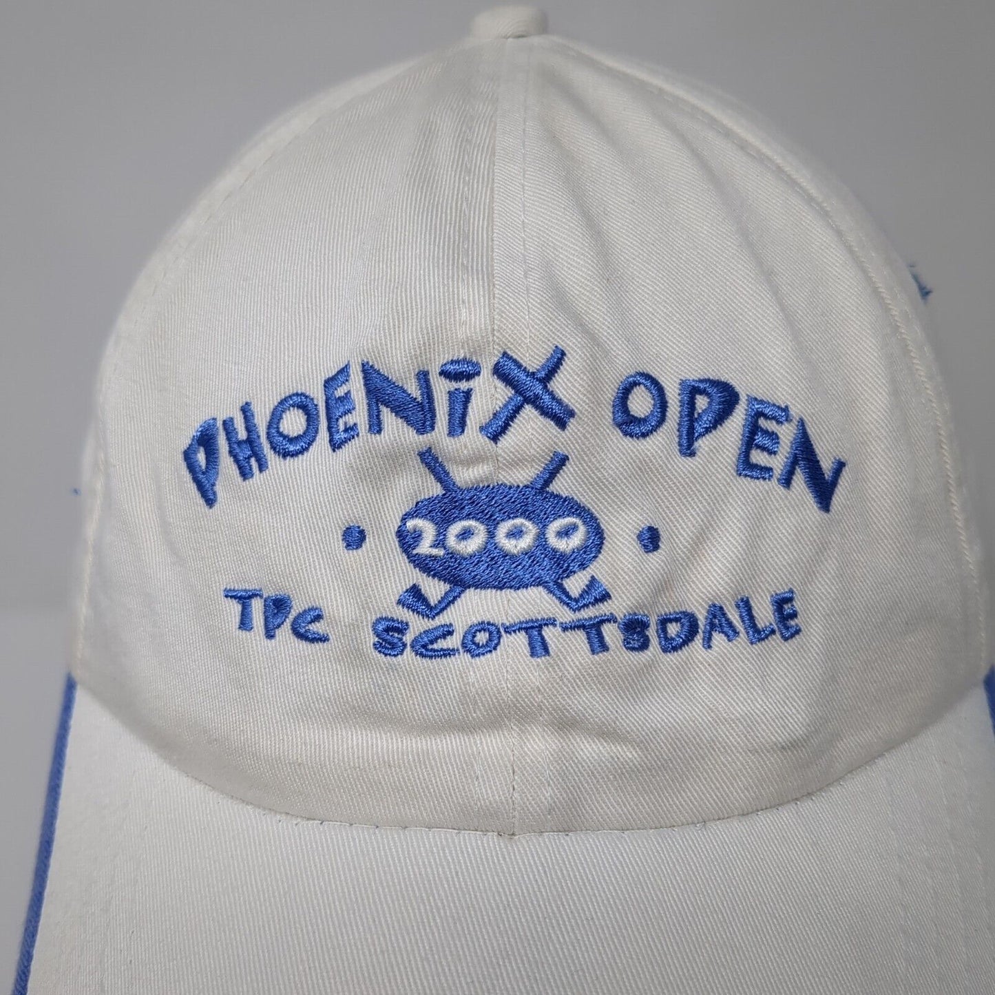 Vintage Scottsdale Phoenix Open 2000 Y2K Strapback Hat White OSFA Ahead Casuals