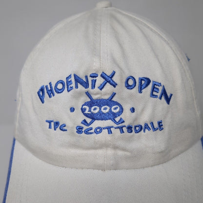 Vintage Scottsdale Phoenix Open 2000 Y2K Strapback Hat White OSFA Ahead Casuals