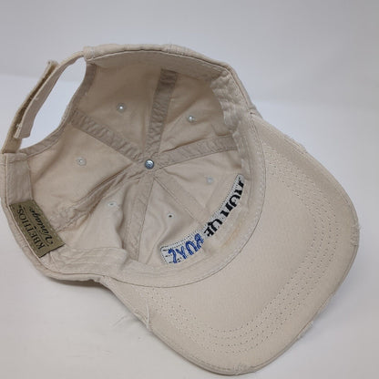 Mom Of Boys Strapback Hat Tan One Size Adjustable KB ETHOS Vintage