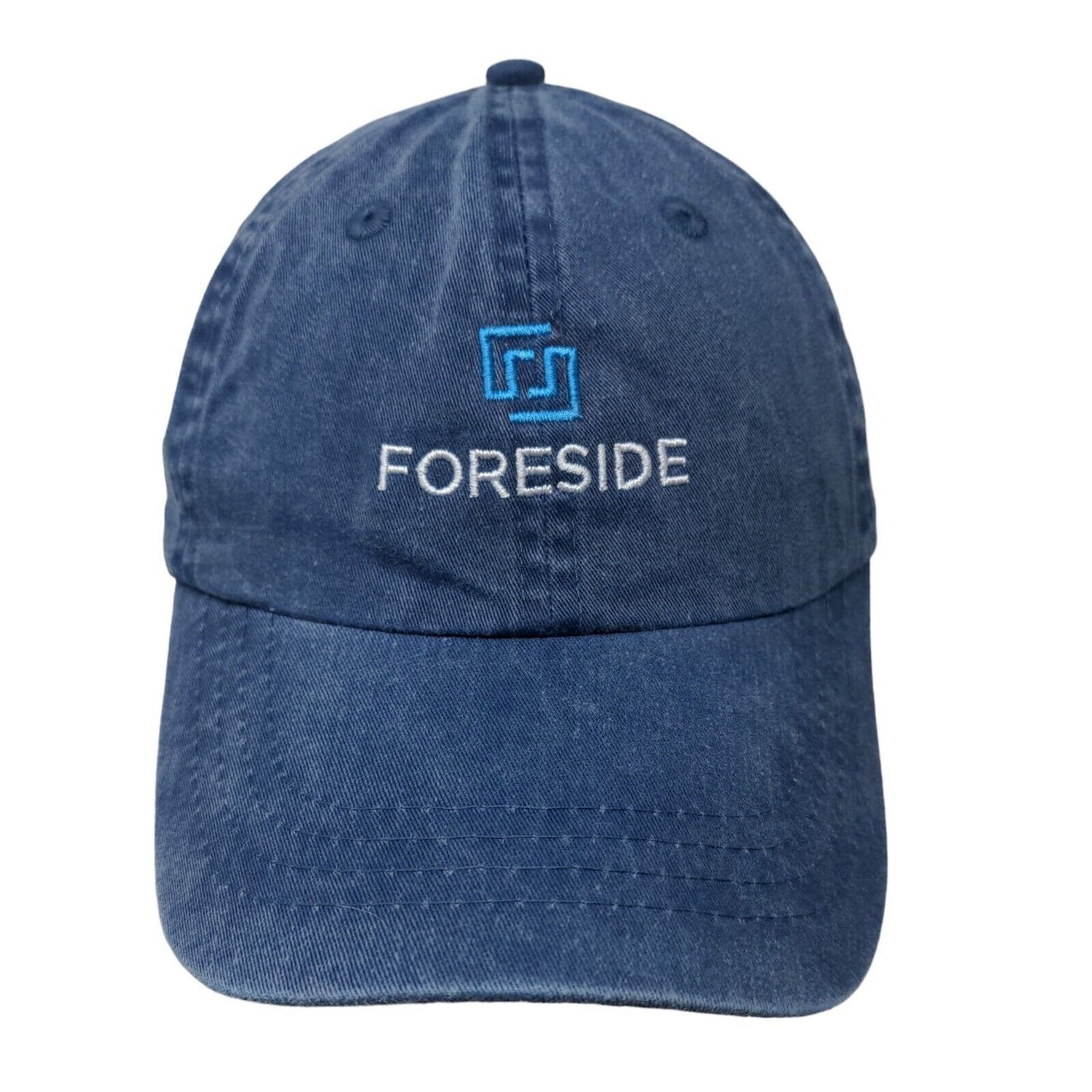 Port & Company Men's Slideback Hat Blue Embroidered Foreside Logo