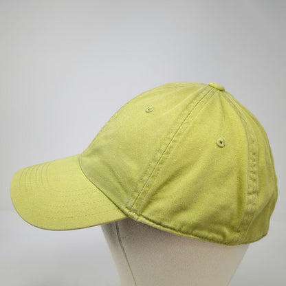 Gap Baseball Cap Green M Slideback Cotton Blank Curved Brim Plain Solid Hat