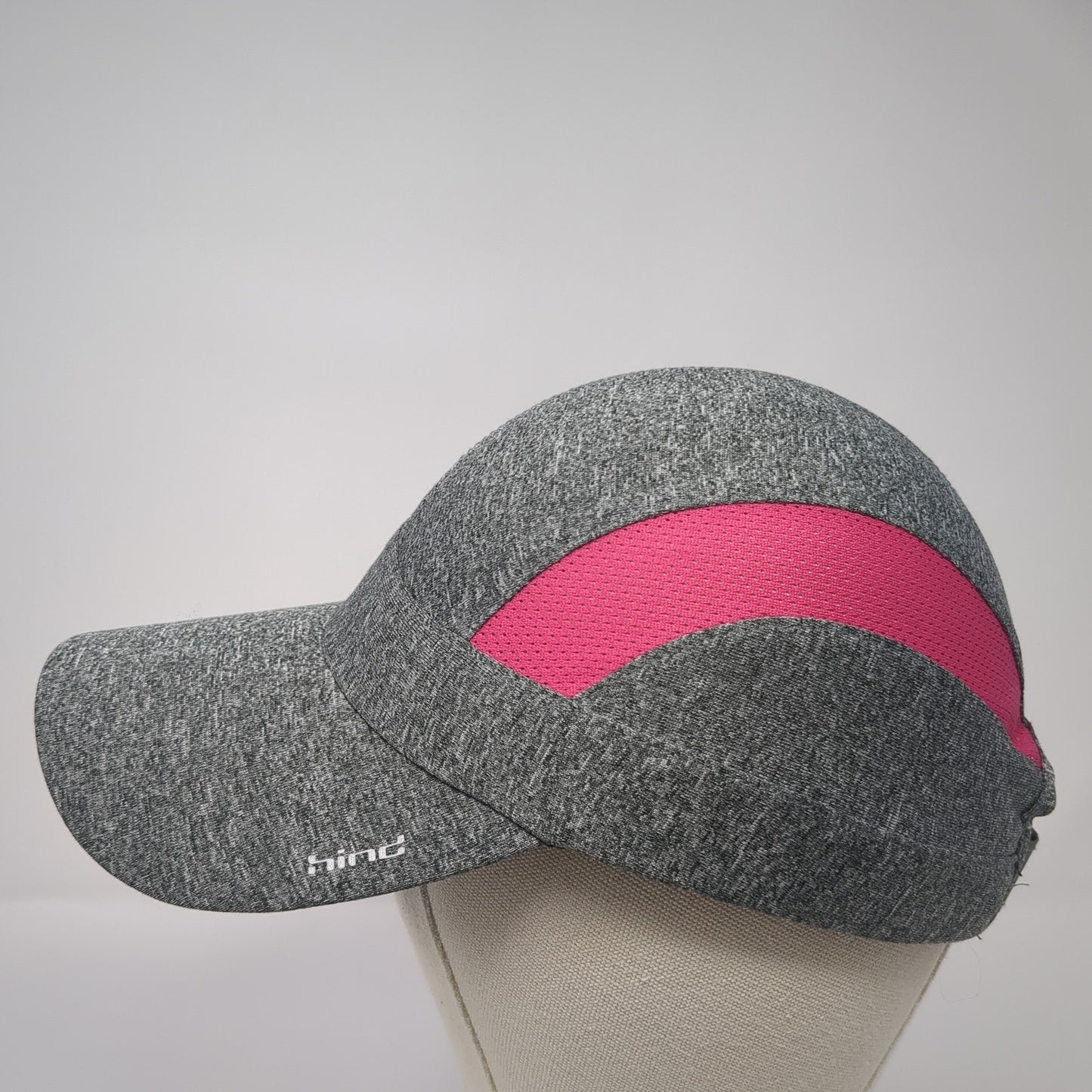 Hind Strapback Hat Heather Gray One Size Adjustable Outdoor Blank
