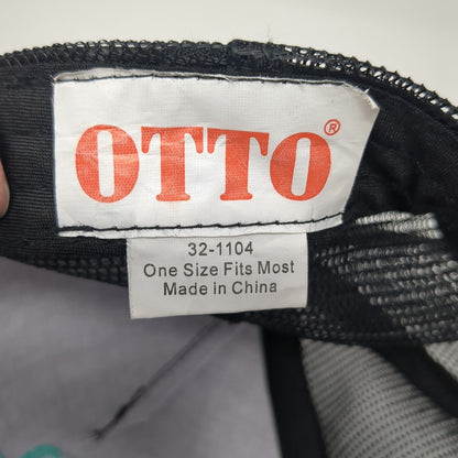 Cody Nite Rodeo Snapbck Trucker Hat Black One Size Adjustable Mesh Back Otto