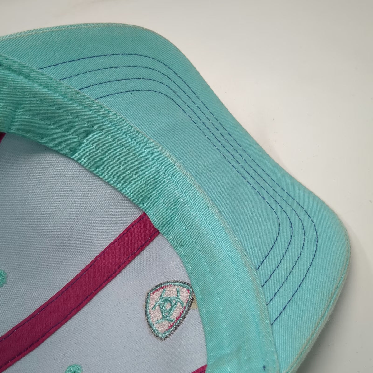 Ariat Trucker Hat Blue One Size Mesh Snapback Equestrian Western Pink Purple