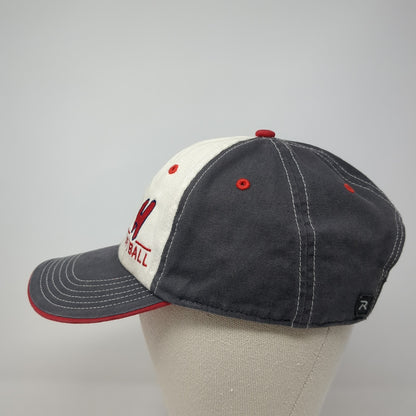 H Softball Strapback Hat Gray Large Adjustable Embroidered Richardson