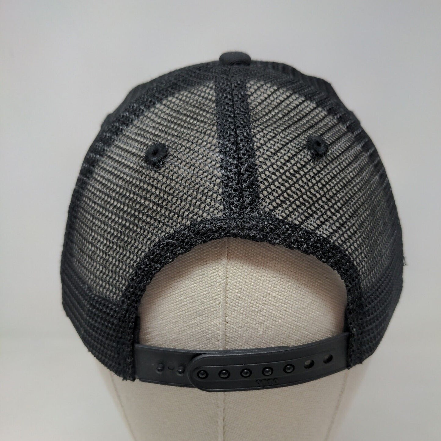 Otto Men's Snapback Mesh Back Hat Black OSFM Embroidered Paul Congelosi Trailers