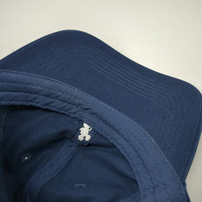 Mickey Mouse Silhouette Blue Baseball Cap One Size Slideback Adjustable Hat