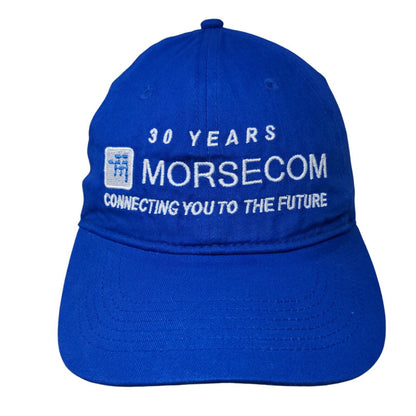 30 Years Morsecom Connecting You To The Future Strapback Hat Blue One Size BIG X