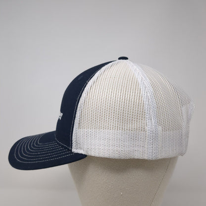 Senninger Snapback Trucker Hat Blue One Size Adjustable Mesh Back Richardson