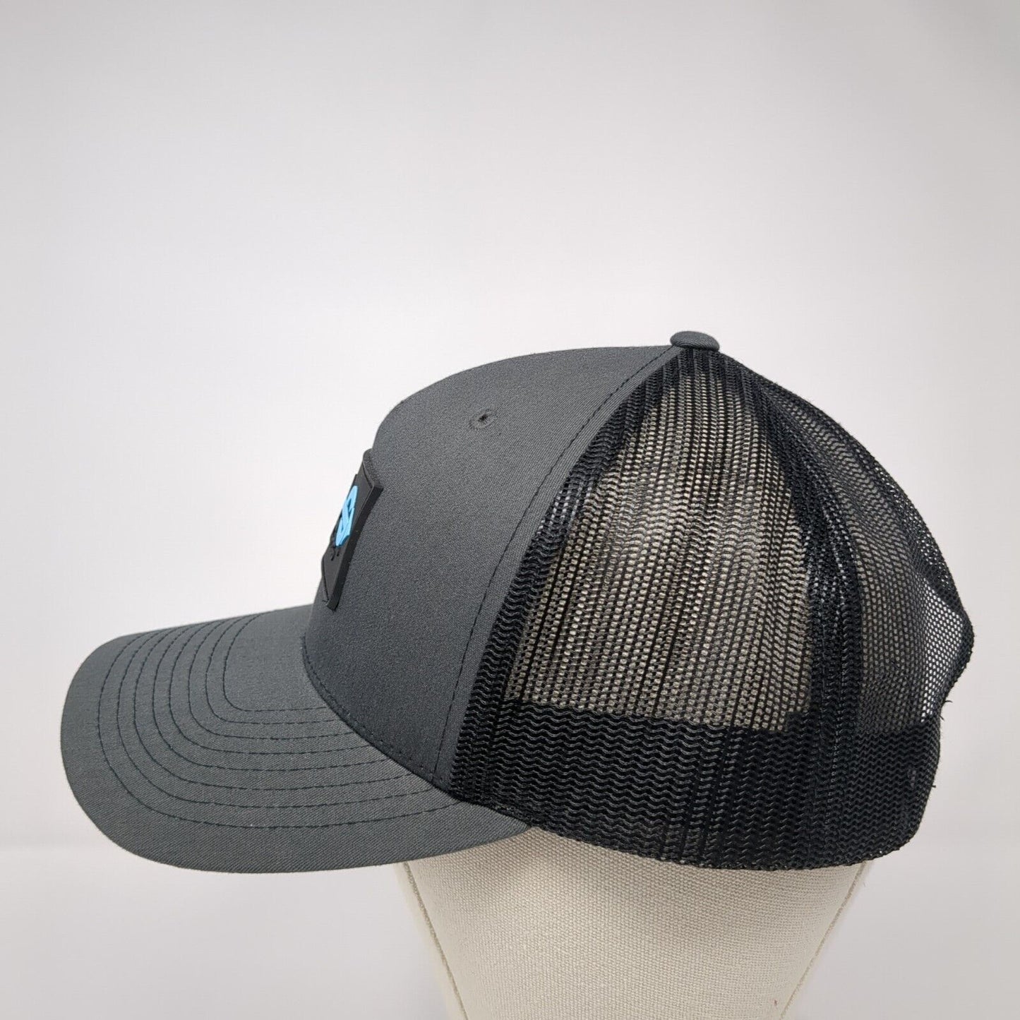 N2G Nutrition 2 Go Snapback Trucker Hat Gray OS Adjustable Mesh Back Richardson