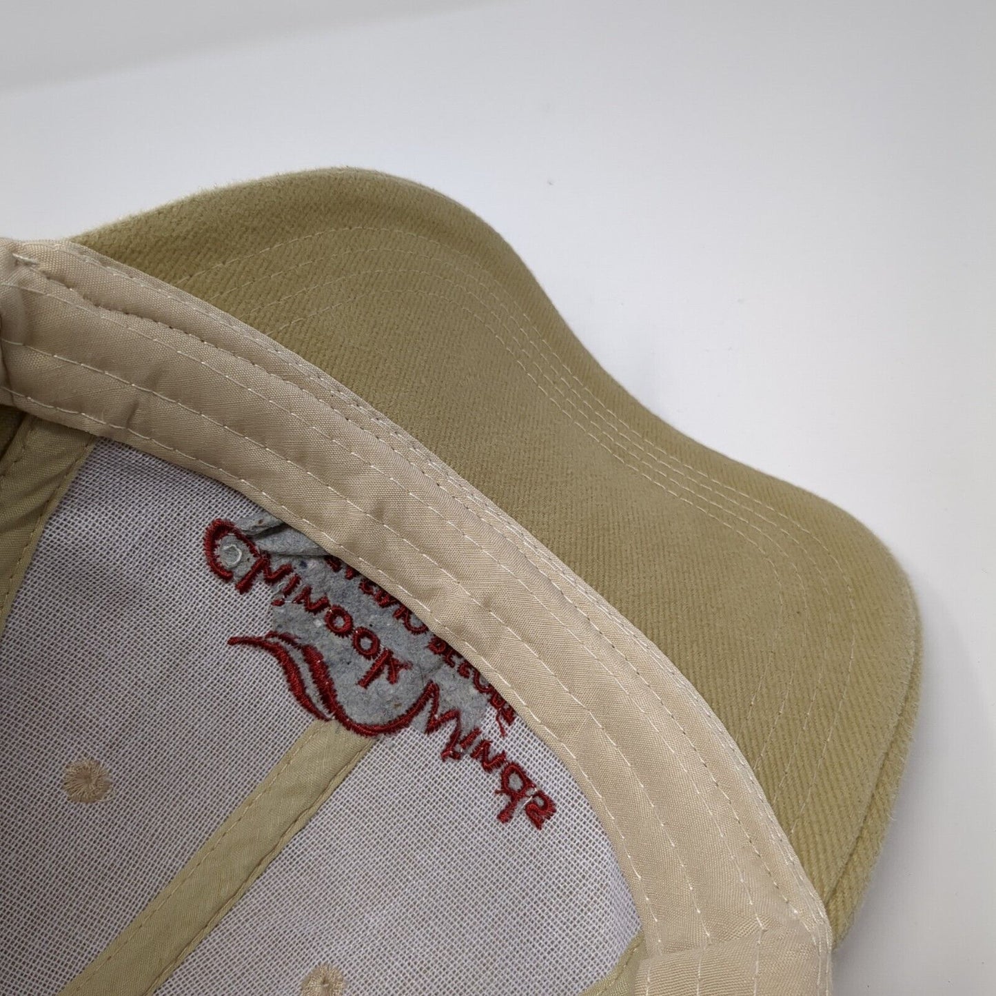 Chinook Winds Casino Resort Strapback Hat Tan One Size Adjustable