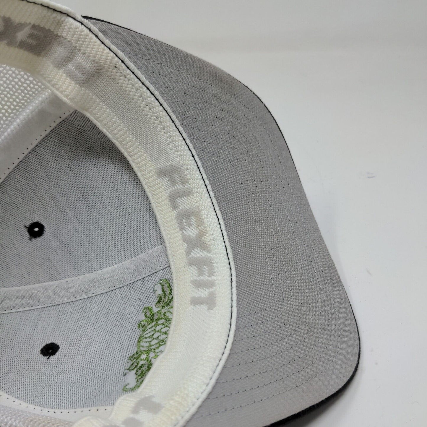 Flexfit Men's Fitted Hat Stretch Black White Embroidered Wicked Weed Brewing