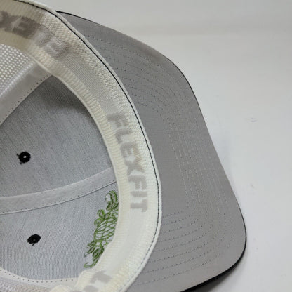 Flexfit Men's Fitted Hat Stretch Black White Embroidered Wicked Weed Brewing