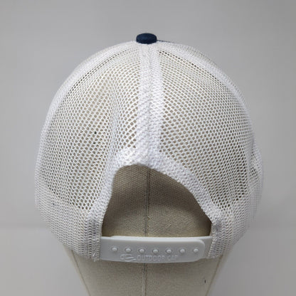 Denny Dennis Sporting Goods Snapback Trucker Hat Blue XL Mesh Back