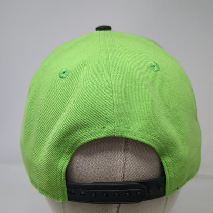 Oregon Ducks NCAA New Era Snapback Hat Green Black 9FIFTY Flat Brim Embroidered