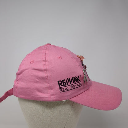 Race For The Cure Pink Bow Pins Slideback Hat Pink One Size Adjustable