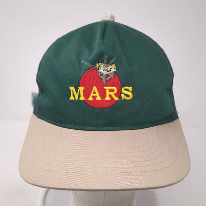 Mars Snapback Trucker Hat Multi One Size Mesh Back Colorblock Young An