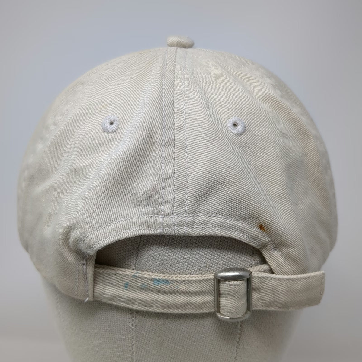 J Hats Baseball Cap Beige One Size Black Mountain NC Bear Distressed Slideback