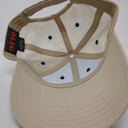 Otto Baseball Cap Black OSFM De Valentine Orchards California Mesh Strapback Hat