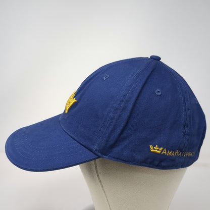 Ama Waterways Gold Crown Baseball Cap Blue One Size Cruise Line Embroidered Hat