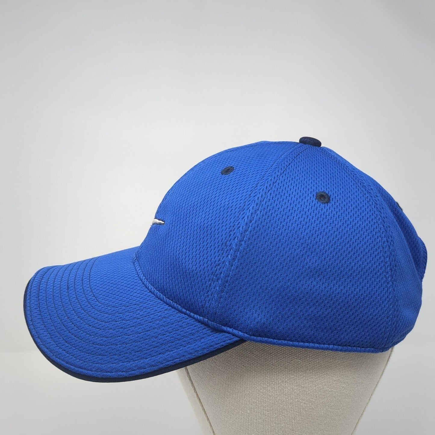 Nike Strapback Hat Blue One Size Adjustable Embroidered Just Do It Polyester