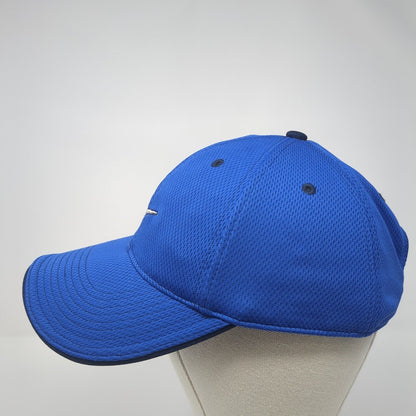 Nike Strapback Hat Blue One Size Adjustable Embroidered Just Do It Polyester