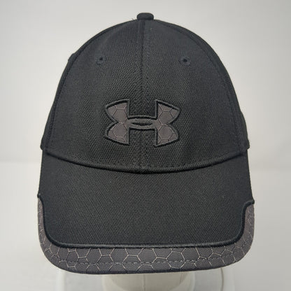 Under Armour Strapback Baseball Cap Black One Size Adjustable Embroidered