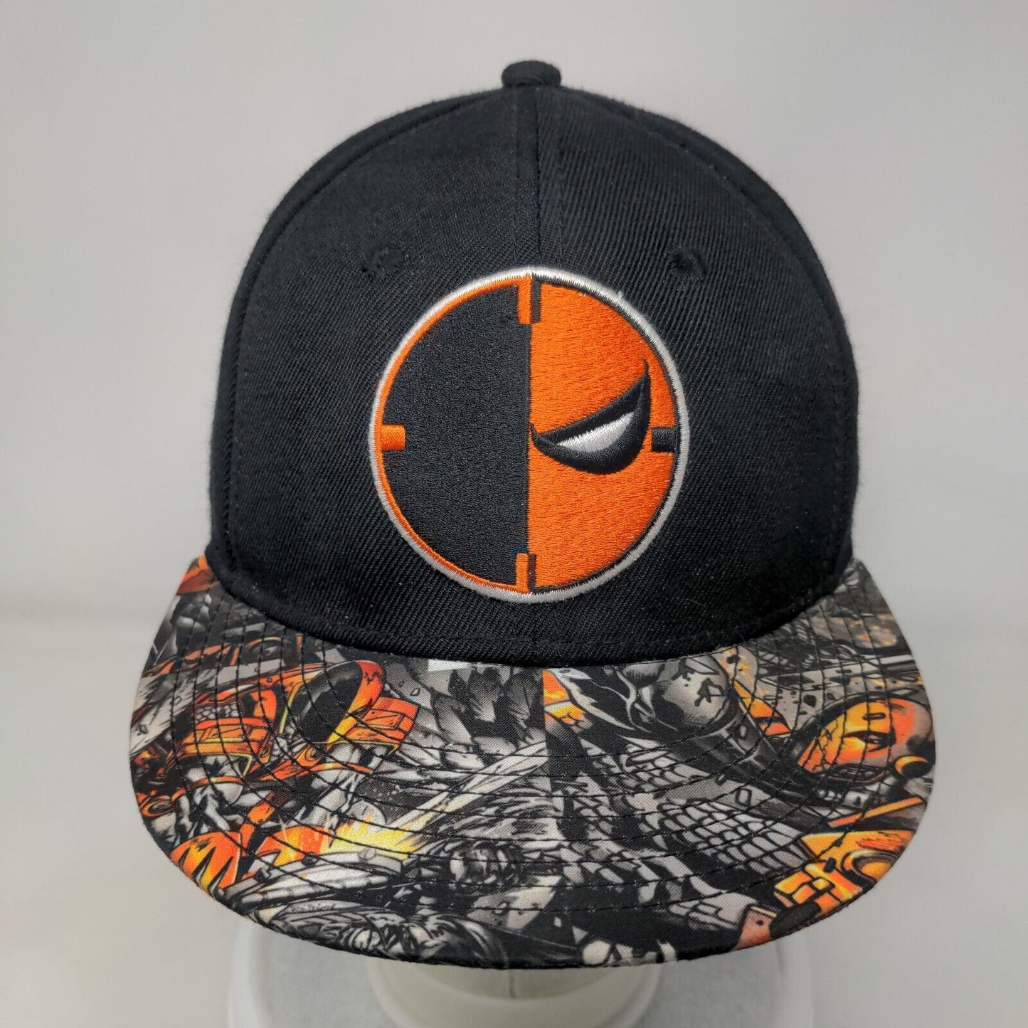 Deathstroke Snapback Hat Multicolor OSFM Adjustable 6 Panel Vent Holes