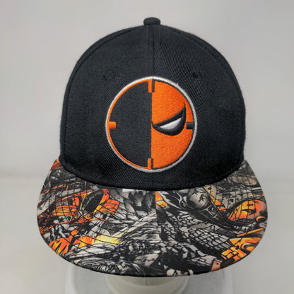 Deathstroke Snapback Hat Multicolor OSFM Adjustable 6 Panel Vent Holes