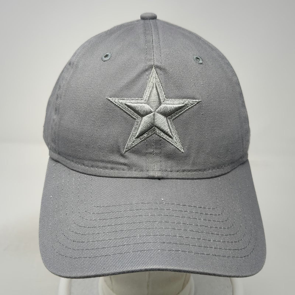 New Era Baseball Cap Gray One Size Star Logo 9TWENTY NFL Cowboys Slideback Hat