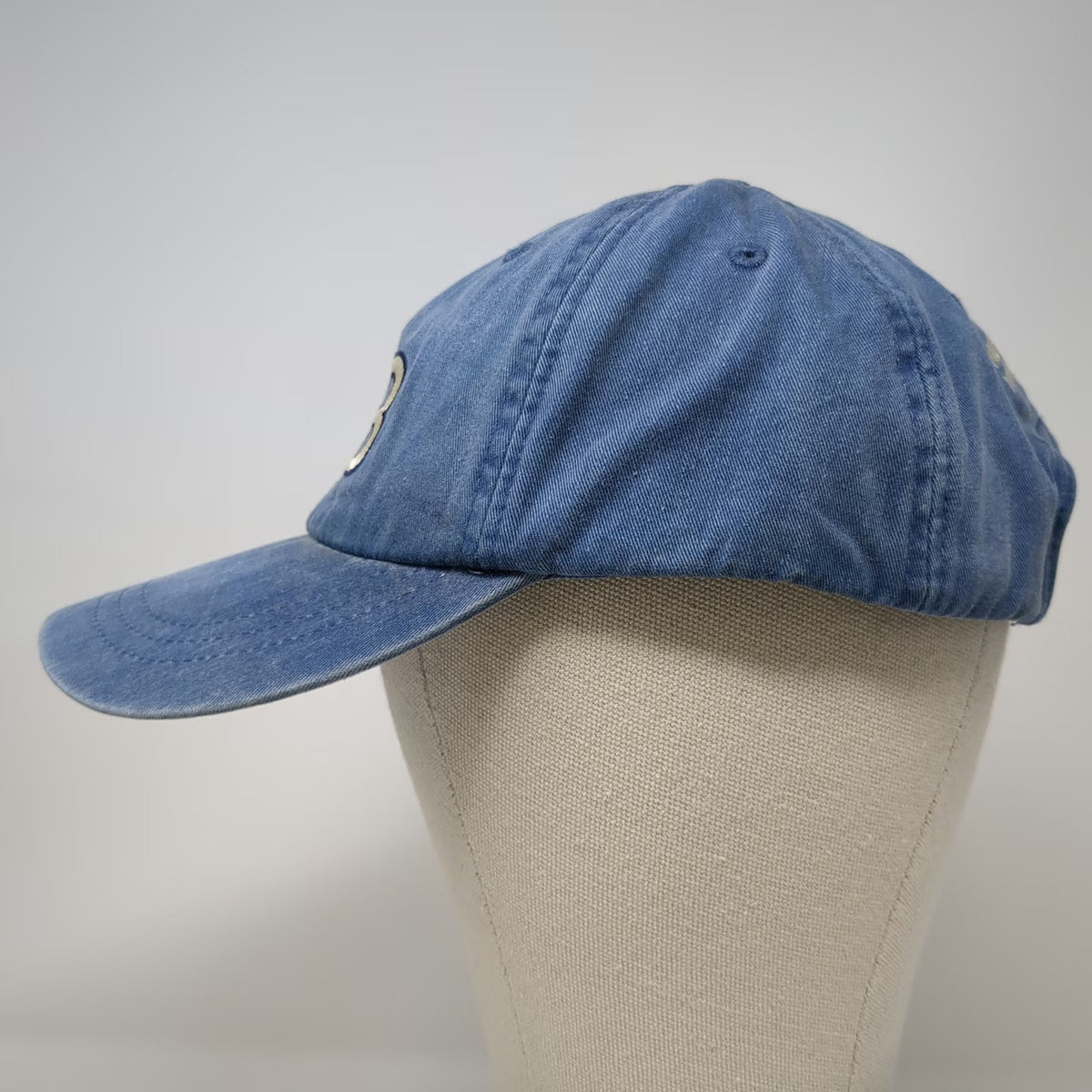 Adams Baseball Cap Blue One Size Strapback Union Bluff Hotel York Beach ME Hat
