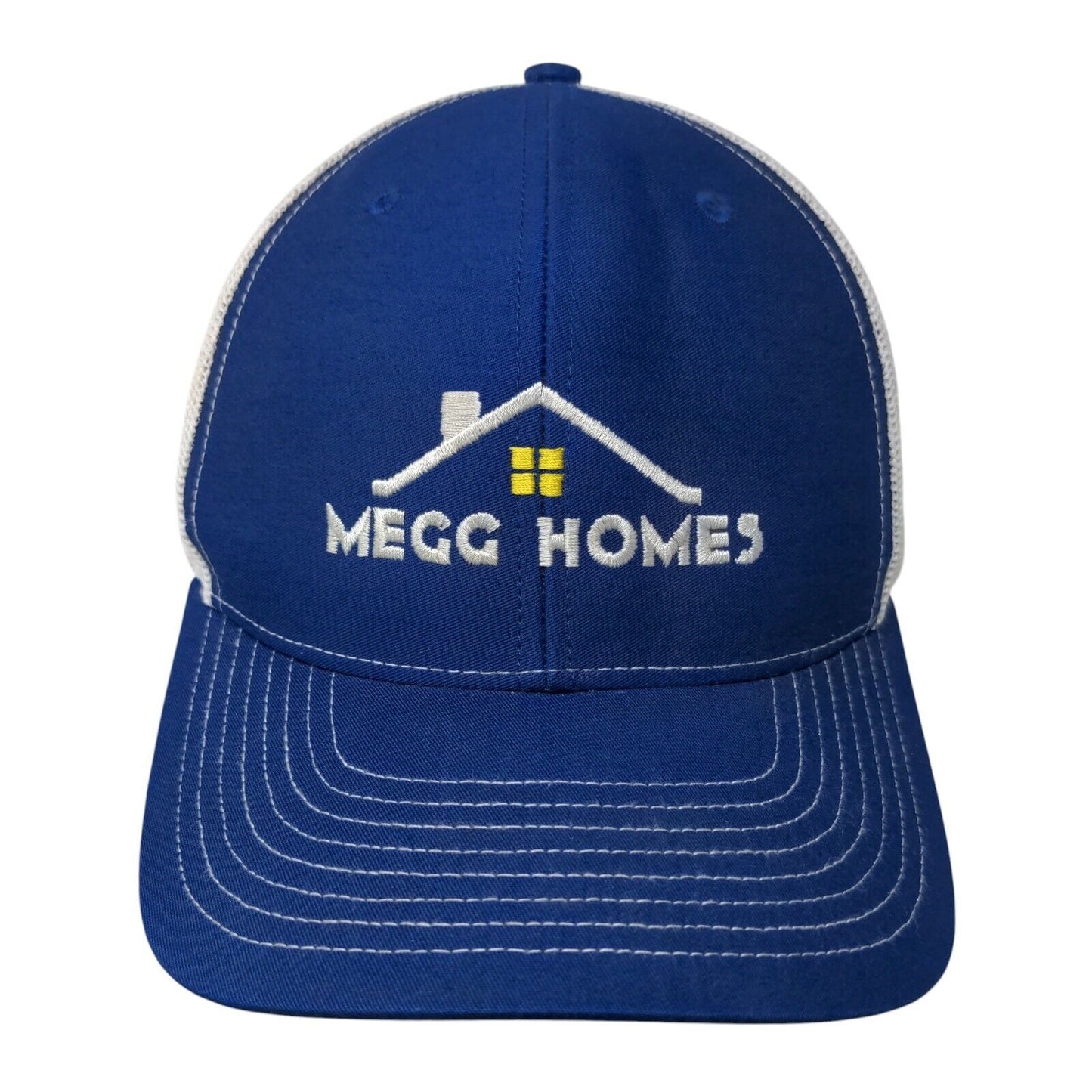 Megg Homes Snapback Mesh Back Trucker Hat Blue One Size Richardson