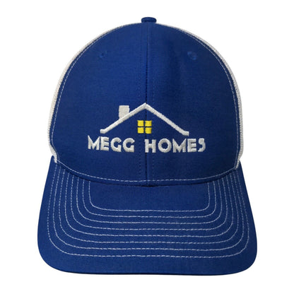 Megg Homes Snapback Mesh Back Trucker Hat Blue One Size Richardson