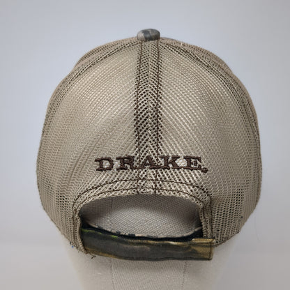 Drake Strapback Trucker Hat Multicolor One Size Mesh Back Camo Hunting