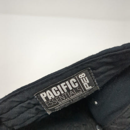 ESPN Slideback Hat Black One Size Adjustable Embroidered Pacific Essentials