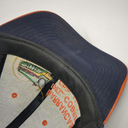 Blue Baseball Cap OSFM Barrancas del Cobre Mexico Train Strapback Hat Chihuahua