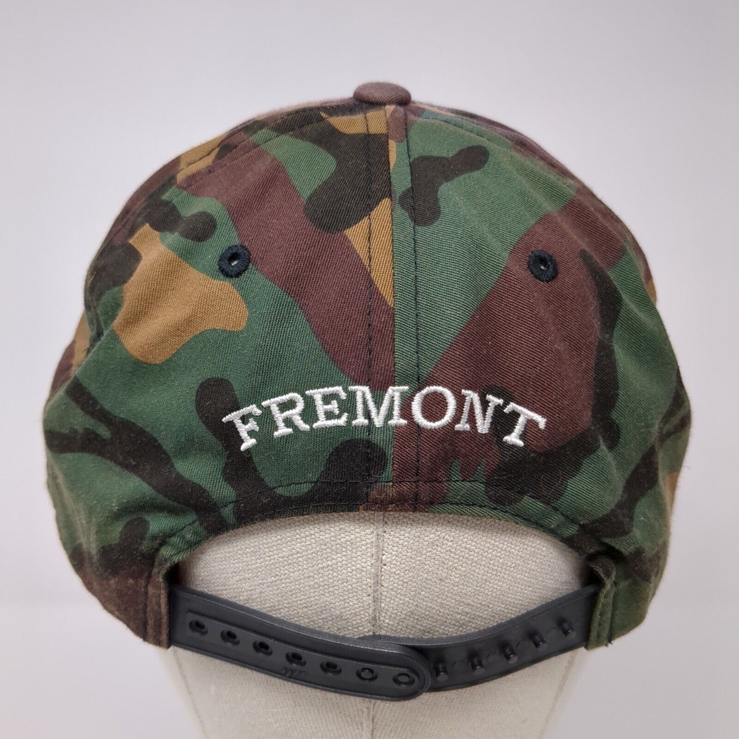Fremont Snapback Hat Camouflage One Size Adjustable Embroidered Classics Yupoong