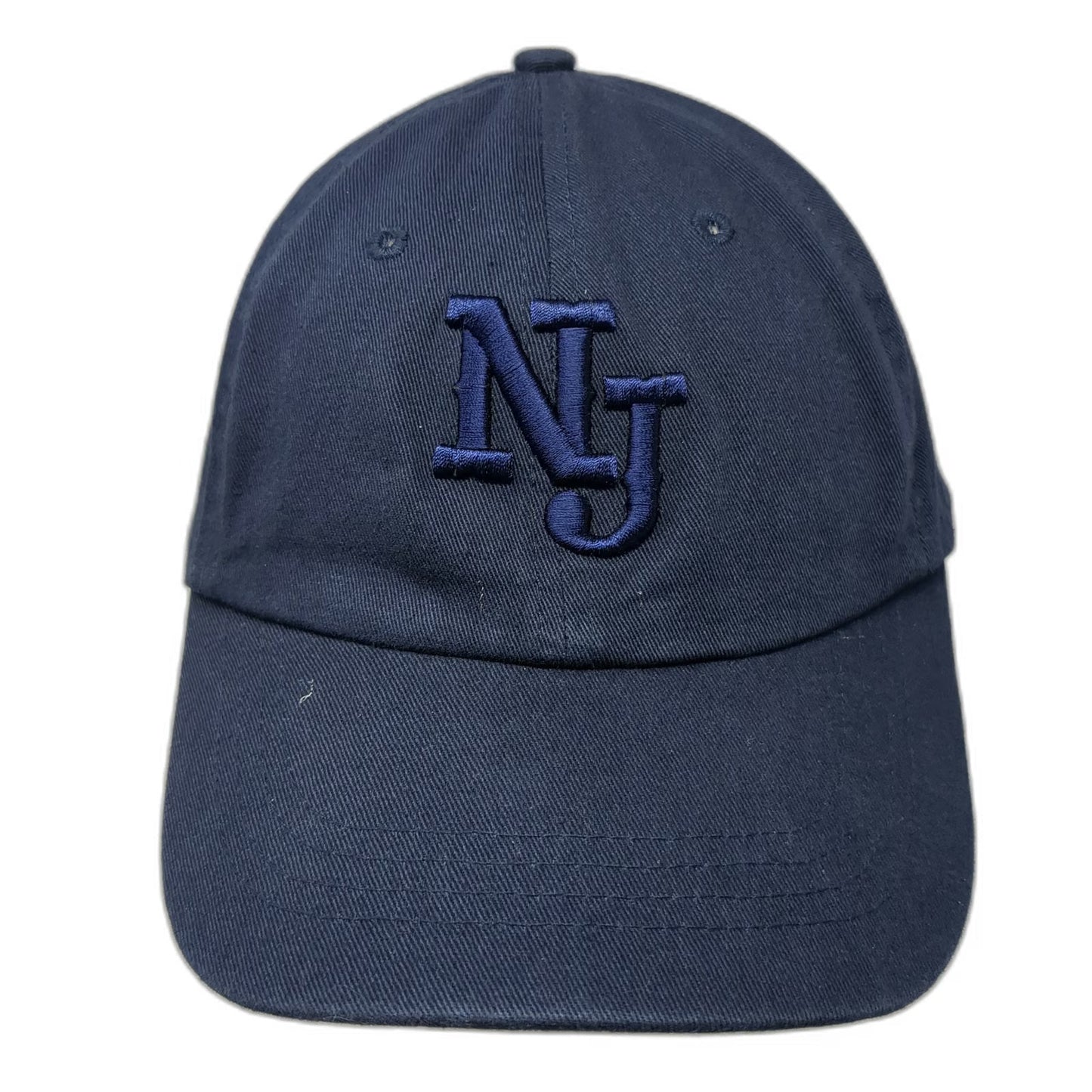 All City Polo Club Baseball Cap Blue One Size Embroidered NJ Logo Slideback hat