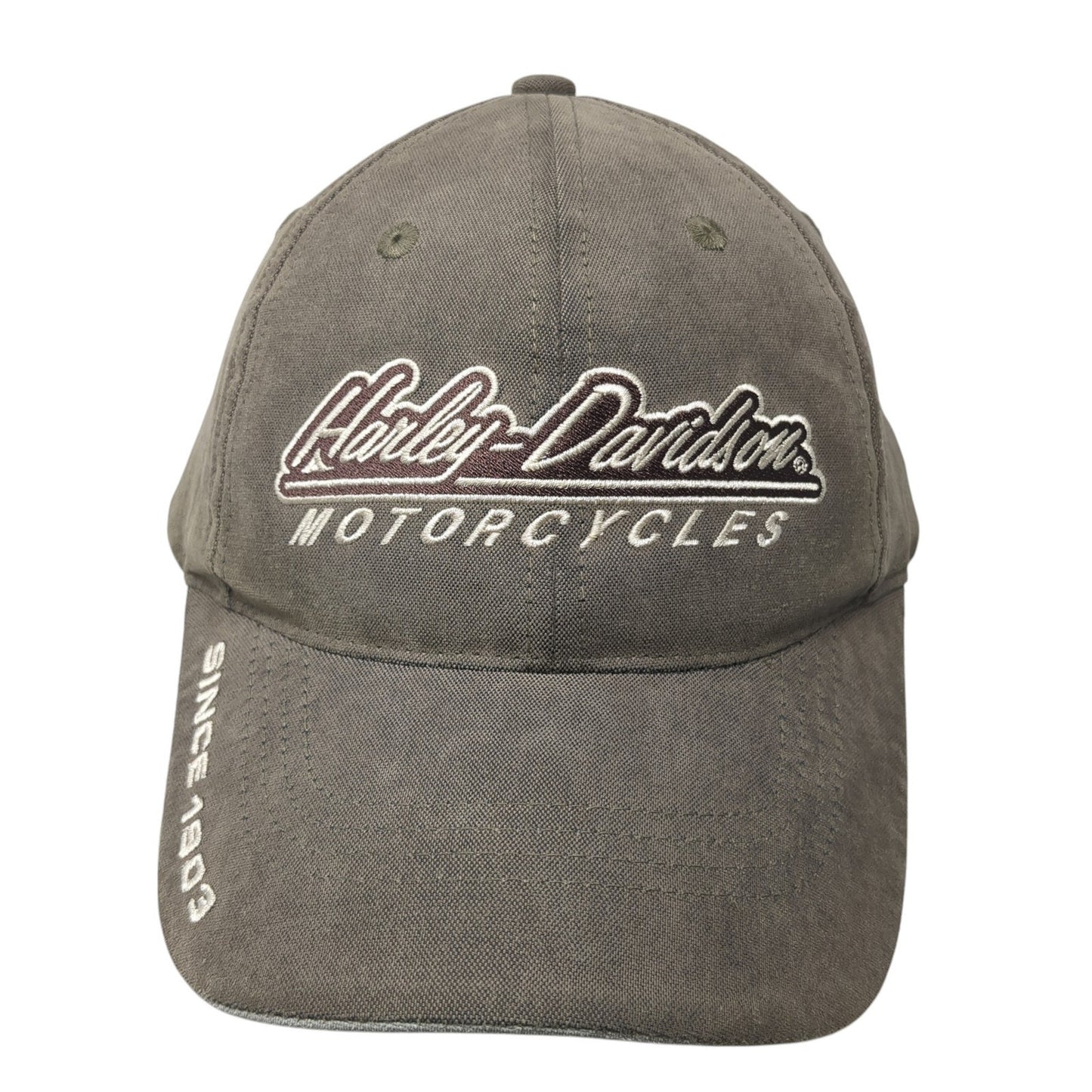 Harley-Davidson Motorcycles Strapback Hat Green One Size BoDo District