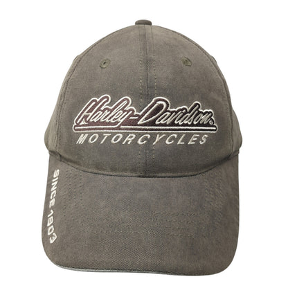 Harley-Davidson Motorcycles Strapback Hat Green One Size BoDo District