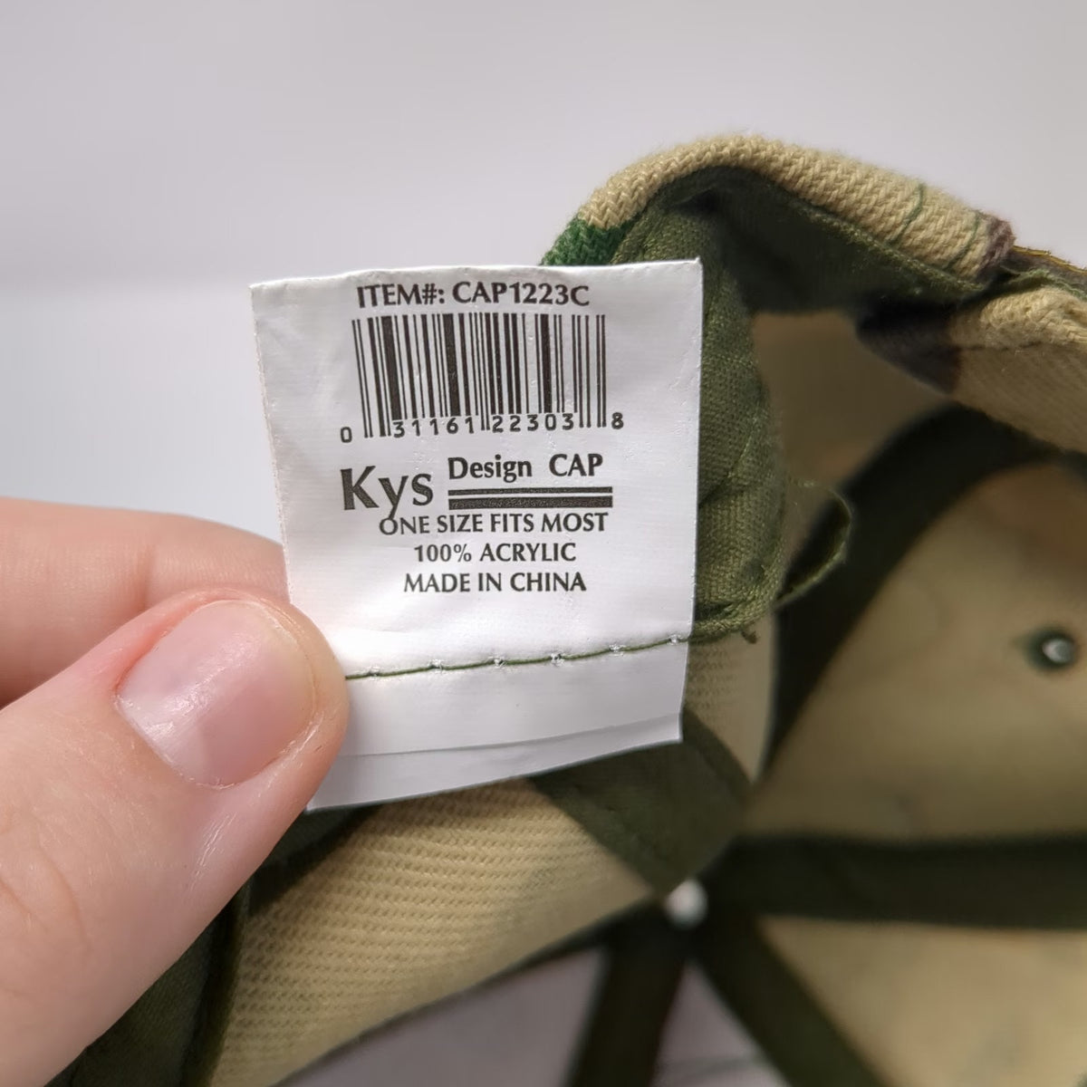 Kys Design U.S. Army HOOAH Camo Green Baseball Cap One Size Hat Licensed
