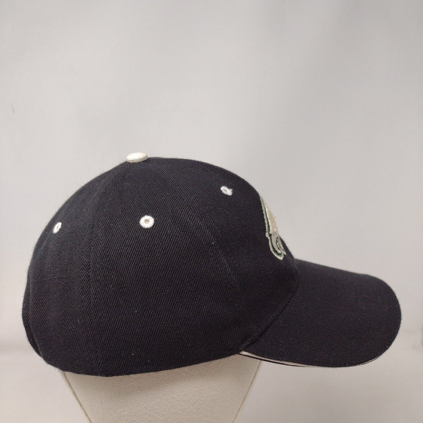 Philadelpia Eagles Strapback Hat Black Adjustable Embroidered Logo NFL