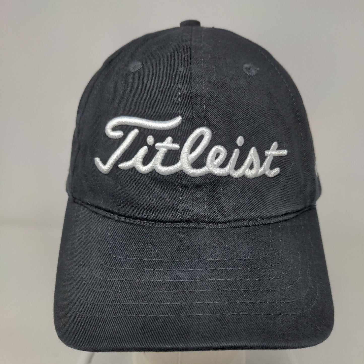 Titleist Slideback Hat Black One Size Embroidered FJ Pro V1 6 Panel