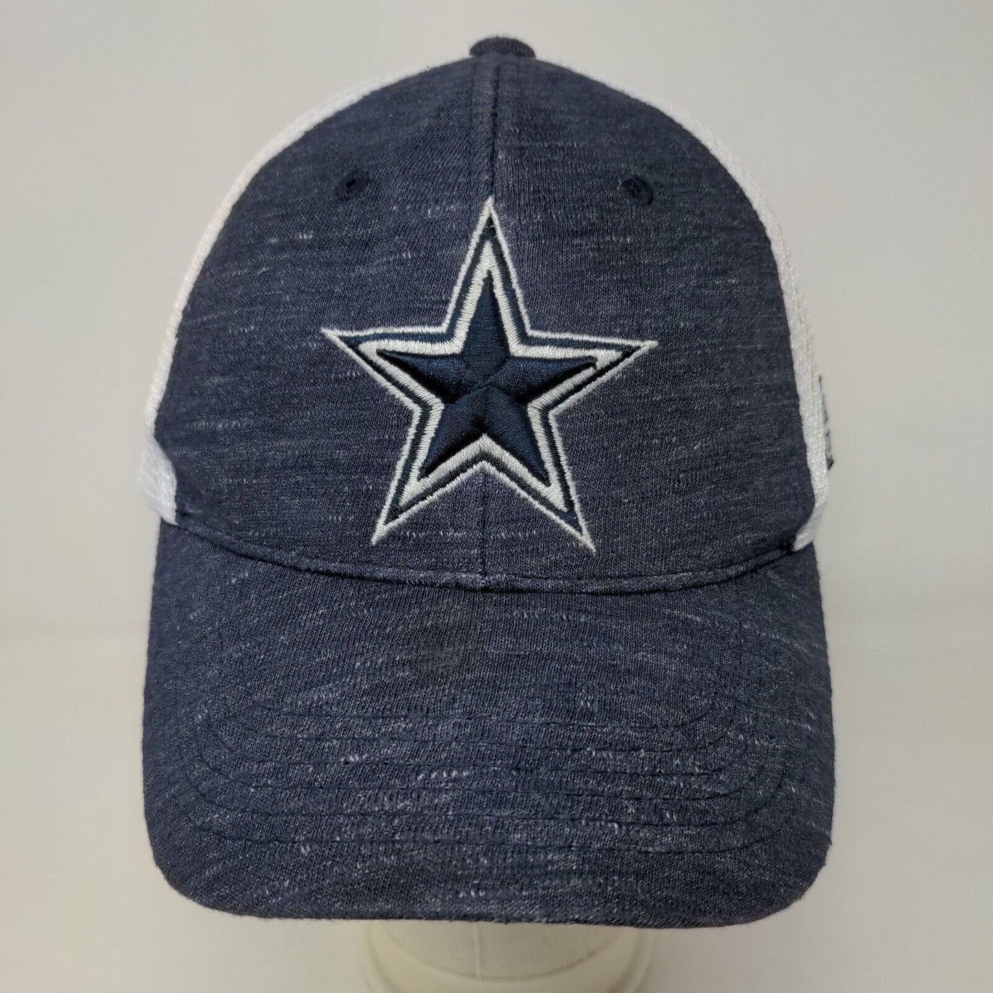 NFL Men's Dallas Cowboys Men's Fitted Mesh Back Hat Blue White Embroidered Logo